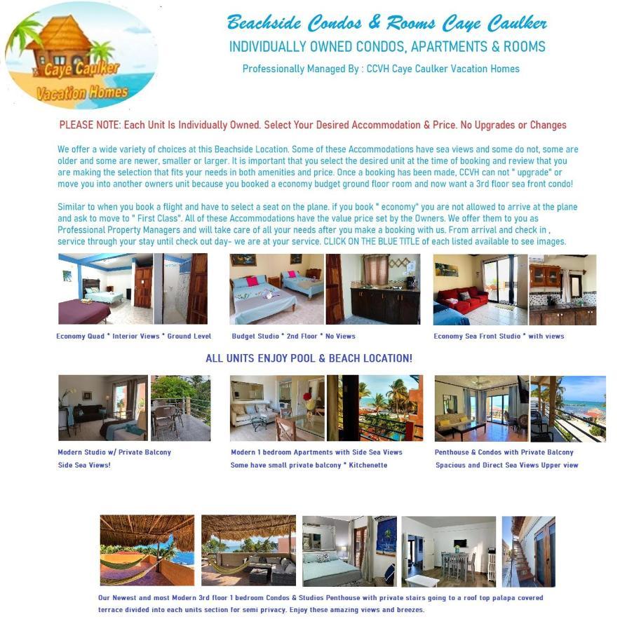 Aparthotel Side By Ccvh Caye Caulker